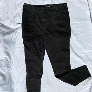 Black cargo pants